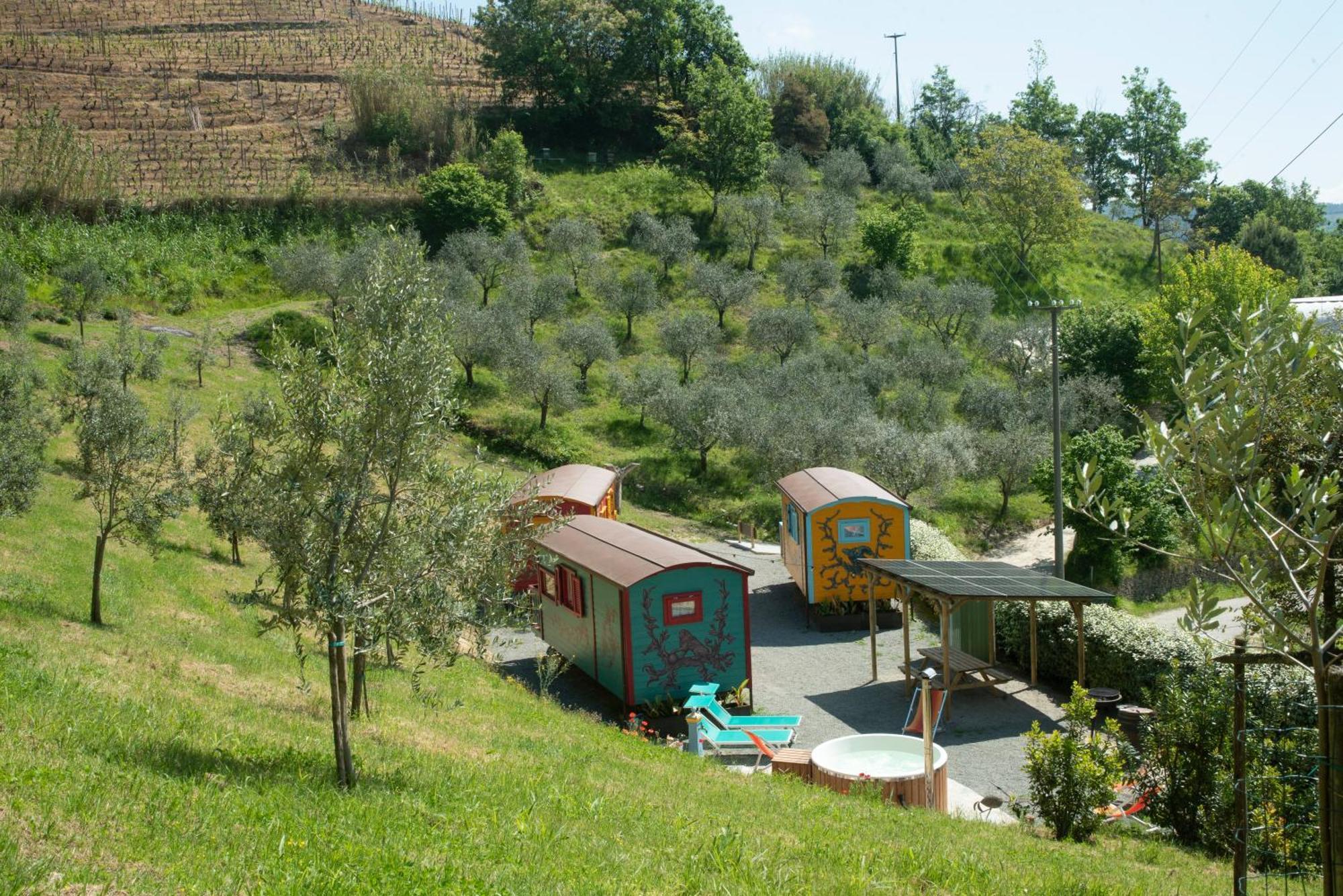 Agriturismo La Rovere - I Carrozzoni Gitani Cossano Belbo Bagian luar foto